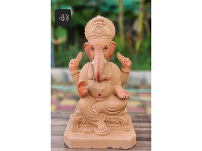 MN-040 16'Inch Eco Friendly Ganesha (Red Soil)