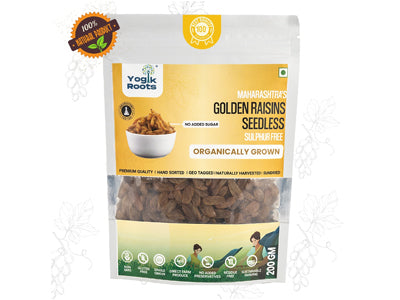 Golden Raisins Seedless (Yogik Roots)