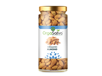 Organic Almond/Badam-Bottle (Orgasatva)