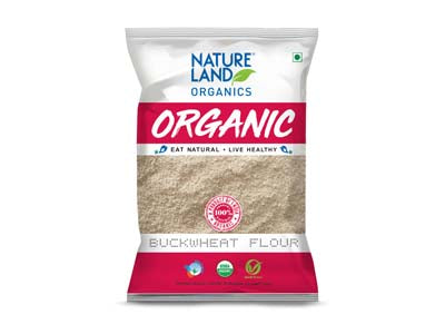 Organic Buckwheat Flour/Kuttu Atta (Nature-Land)