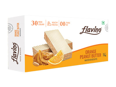Orange Peanut Butter Wafer Biscuit (Flavino)