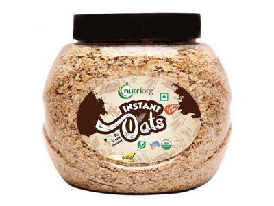 Buy Best Quality Certified Organic Instant Oats Online from Orgpick