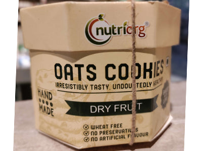 DryFruit Oats Cookies-Hand Made (Nutriorg)