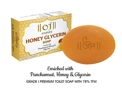 Honey Glycerin Soap (OJ Ayurved)