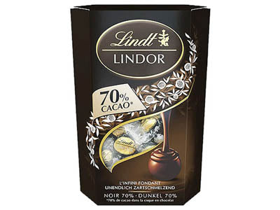 Lindor Balls 70% CACAO Chocolate (Lindt)