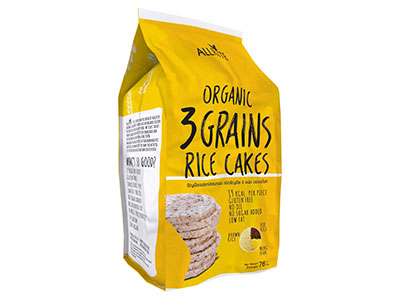 Organic 3 Grains Rice Cake