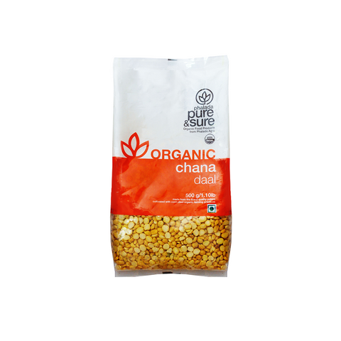 Buy Pure & Sure Organic Chana Dal Online,500gm-Orgpick