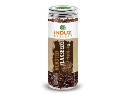 Buy Induz Organic Roasted Flaxseeds Online At Orgpick