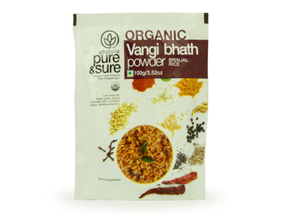 Pure & Sure Organic Vangi Bhath Powder,100 gm