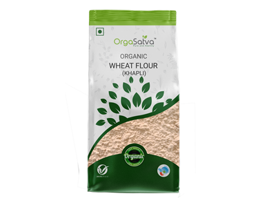Organic Khapli Wheat Flour (Orgasatva)