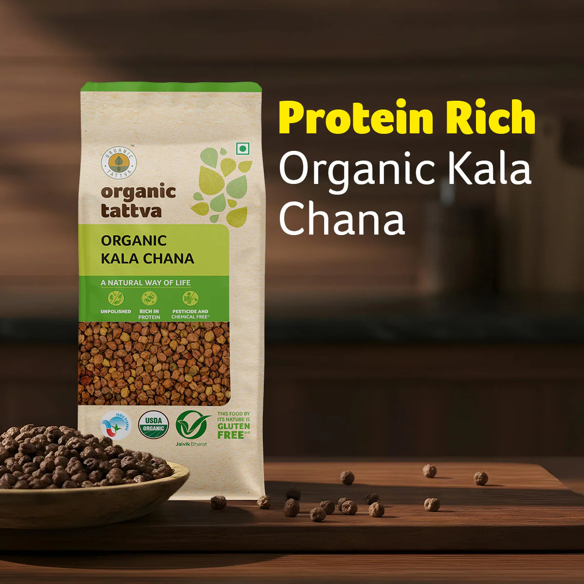 Organic Kala Chana (Organic Tattva)