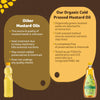 Organic Cold Pressed Mustard Oil (Organic Tattva)