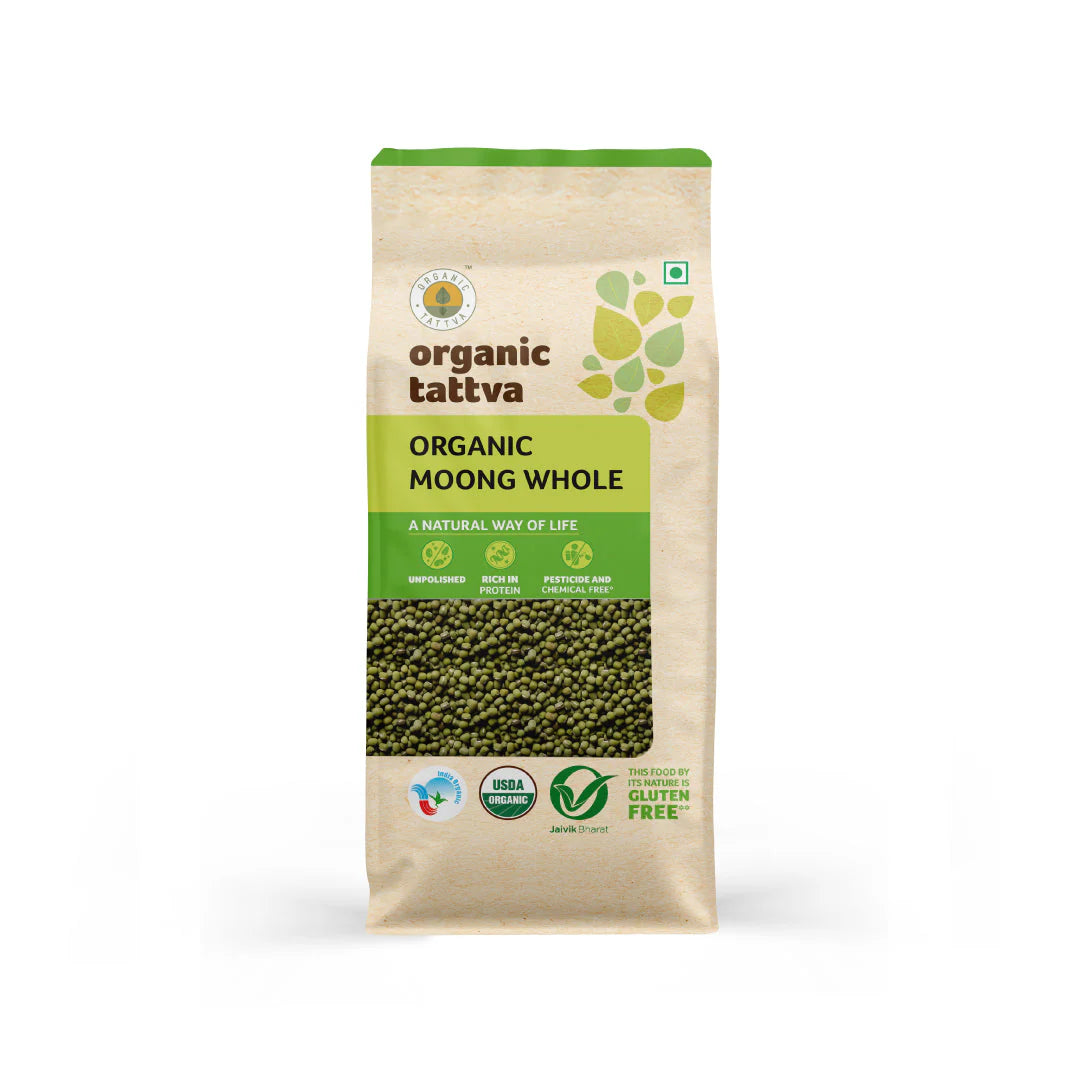 Organic Moong Whole (Organic Tattva)
