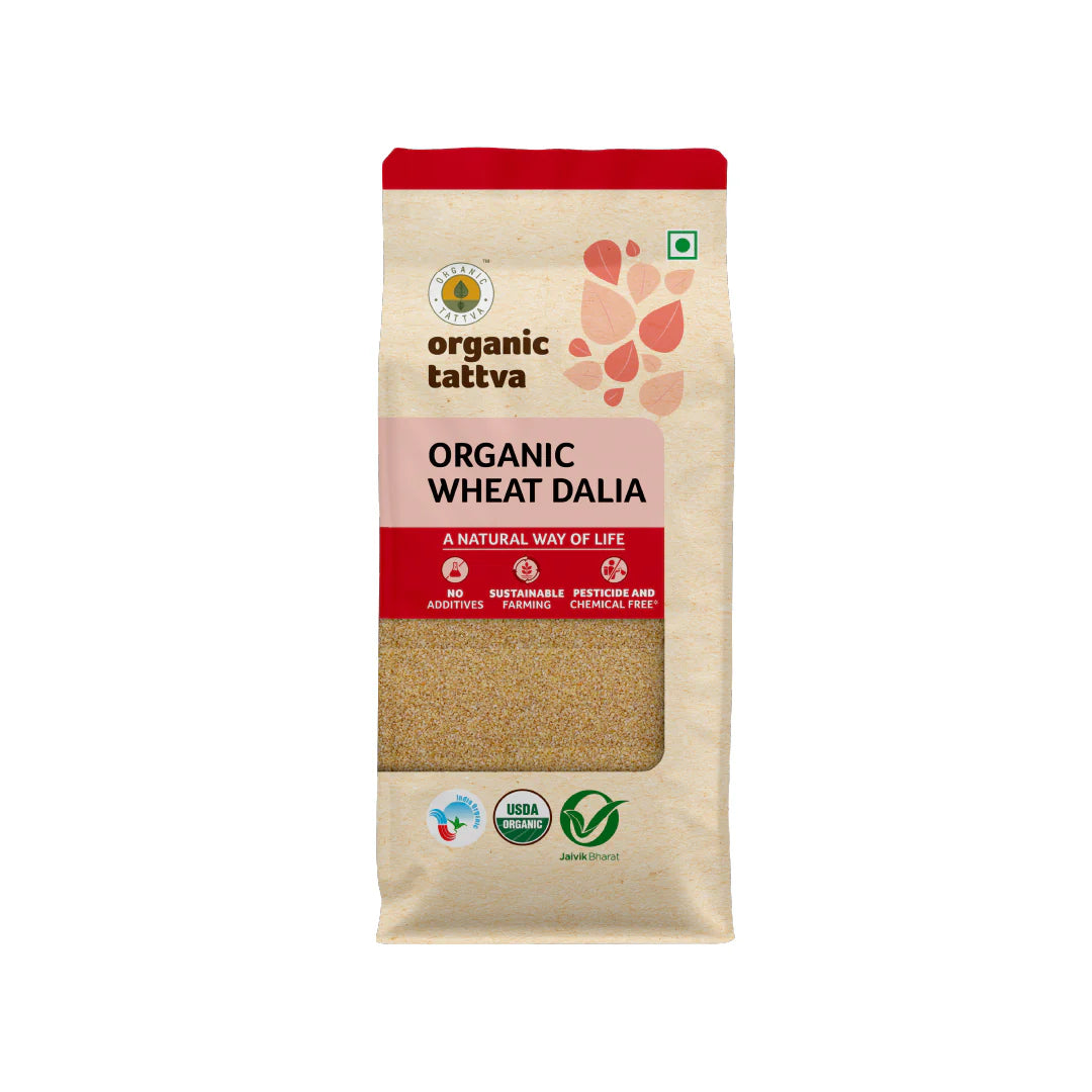 Organic Wheat Dalia (Organic Tattva)