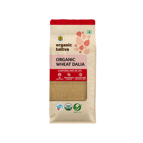 Organic Wheat Dalia (Organic Tattva)