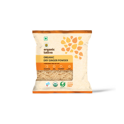 Organic Dry Ginger Powder (Organic Tattva)