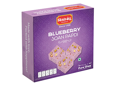 Blueberry Soan Papadi (Chitale Bandhu)