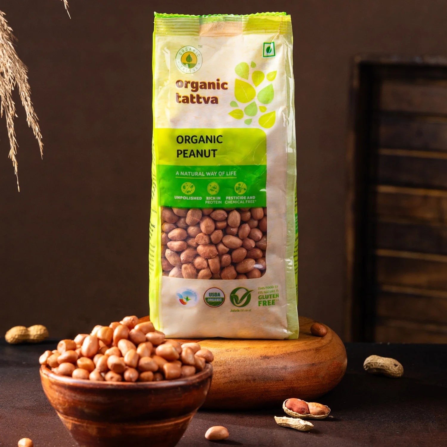 Organic Peanuts (Organic Tattva)