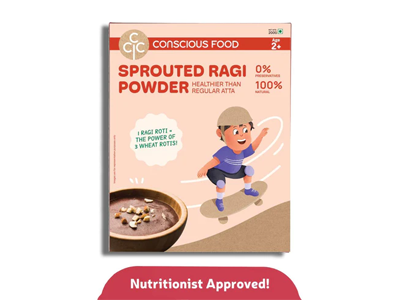 Sprouted Ragi Powder (Conscious Food)