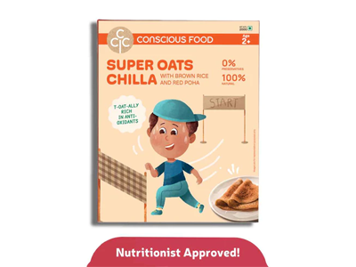 Super Oats Chilla (Conscious Food)