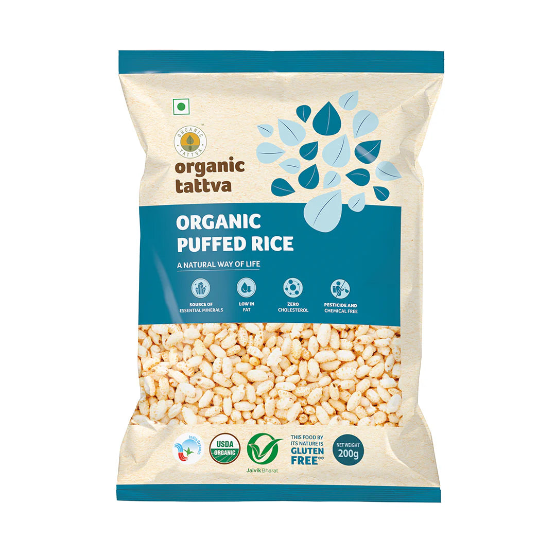 Organic Puffed Rice (Organic Tattva)