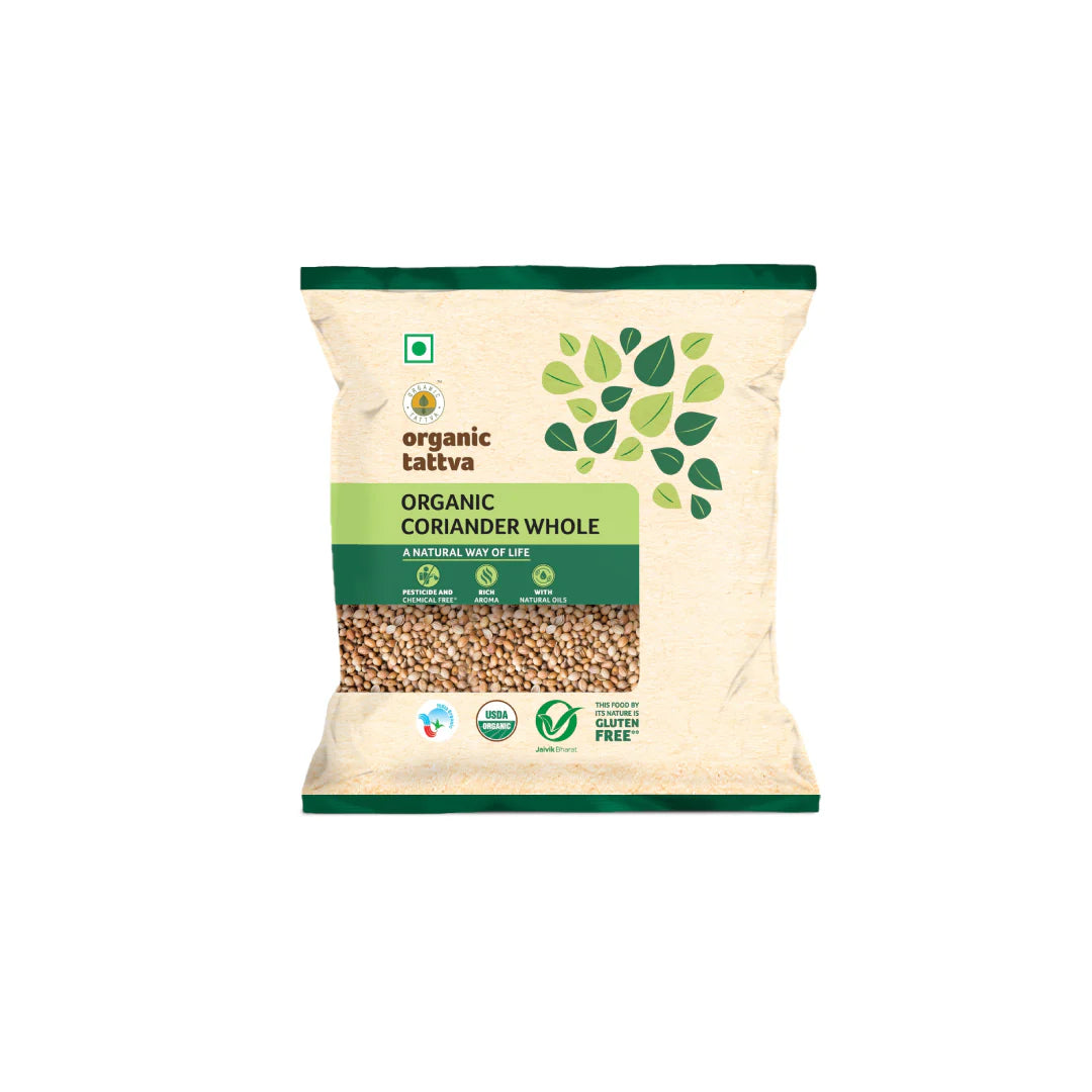 Organic Coriander Whole (Organic Tattva)