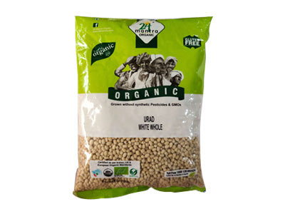 Organic Whole White Urad Dal (24 Mantra)
