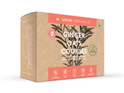 Organic Ginger Oats Cookies (Nourish)