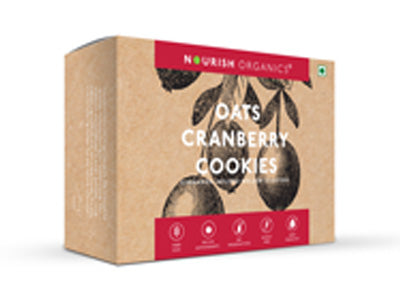 Organic Oats Cranberry Cookies (Nourish)