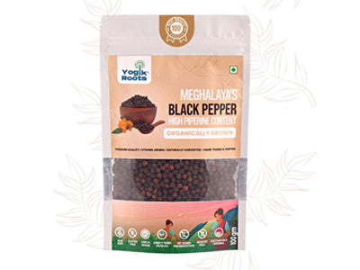 Meghalaya Whole Black Pepper (Yogik Roots)