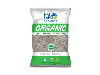 Organic Bajra Flour (Nature-land)