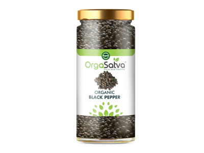 Organic Black Pepper/Kali Miri-Bottle (Orgasatva)