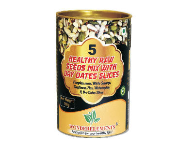 Buy Natural 5 Healthy Raw Seeds Mix online at Orgpick