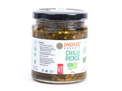 Organic Chilli Sweet & Sour Pickle (Induz Organic)