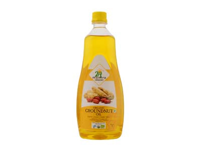 Organic Cold-Pressed Groundnut Oil (24 Mantra)