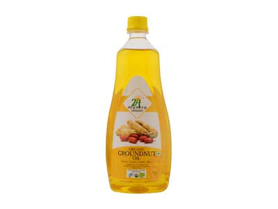 Buy 24 Mantra Organic Cold-Pressed Groundnut Oil Online At Orgpick