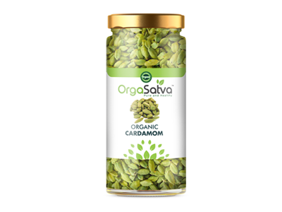 Organic Elaichi Green / Cardamom Bottle (Orgasatva)