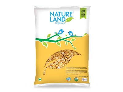 Organic Chana Dal (Nature-Land)