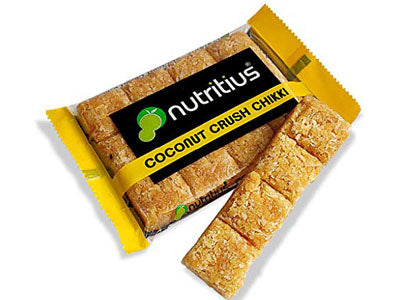 Coconut Crunch Chikki (Nutritius)