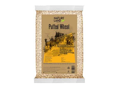 Organic Puffed Wheat (Nature-Land)