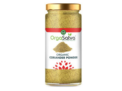 Organic Coriander/Dhaniya Powder-Bottle (Orgasatva)