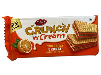 Crunch & Cream Wafer-Orange (Tiffany)