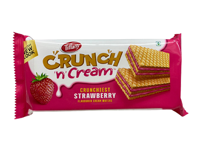 Crunch & Cream Wafer-Strawberry (Tiffany)