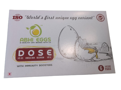 DOSE Eggs 6 PC (Abhi Eggs)