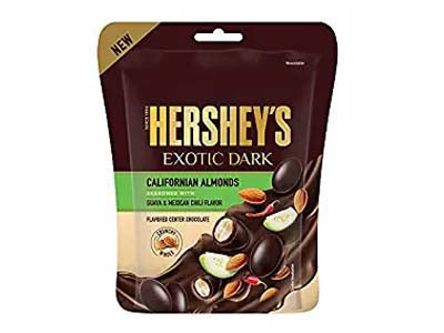 EXOTIC DARK Californian Almonds Seasoned with Guava & Mexican Chili Flavor (Hershey's)