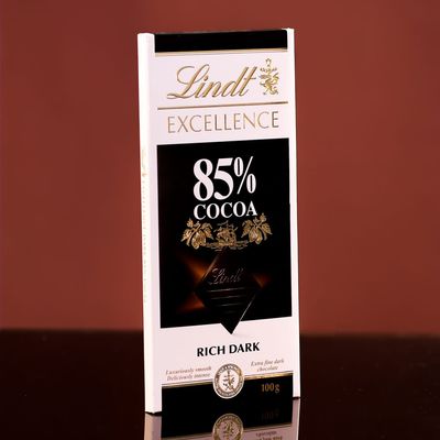 Lindt Excellence Dark 85% Cocoa Chocolate Bar 100g