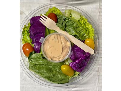 Exotic Salad Mix & Thousand Island Dressing (Hydroponically Grown)
