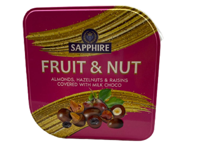 Fruit & Nut Covered with Milk Choco (Sapphire)