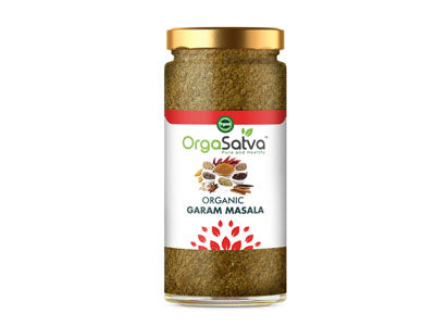 Organic Garam Masala Powder Bottle (Orgasatva)