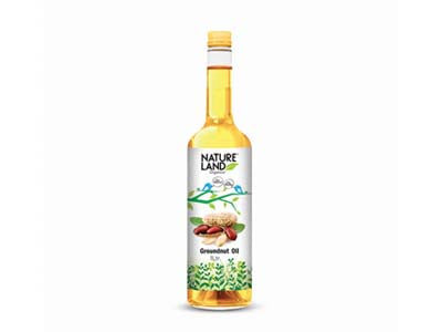 Organic Groundnut Oil (Nature-Land)